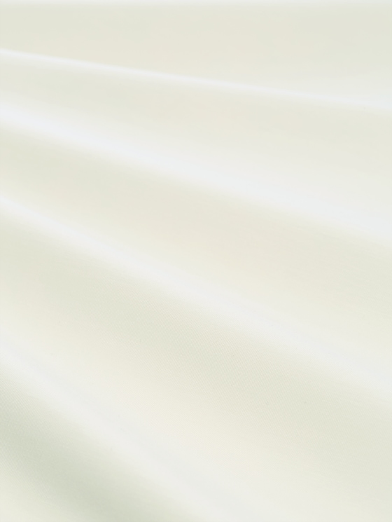 Loose fit scuba long-sleeved shirt - off white