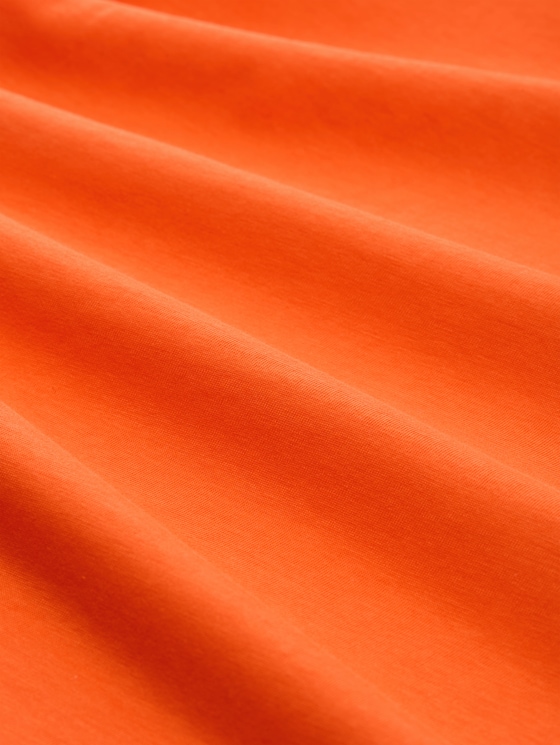 Printed T-shirt - Fiery Orange