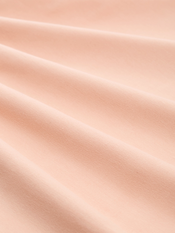 T-shirt with V-neck - Orange Parfait