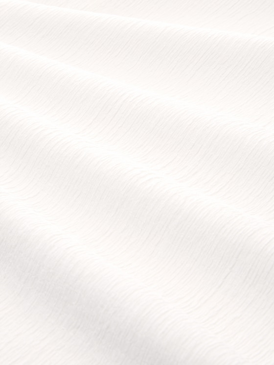 T-shirt in a mix of materials - Whisper White