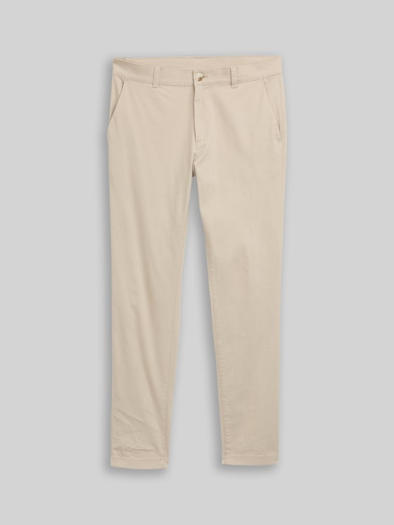 TTTRAVIS SLIM Chino Trousers - Cashew Beige