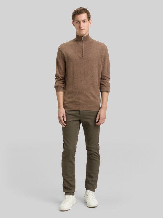 TTTRAVIS SLIM Chino Trousers - deep leaf green