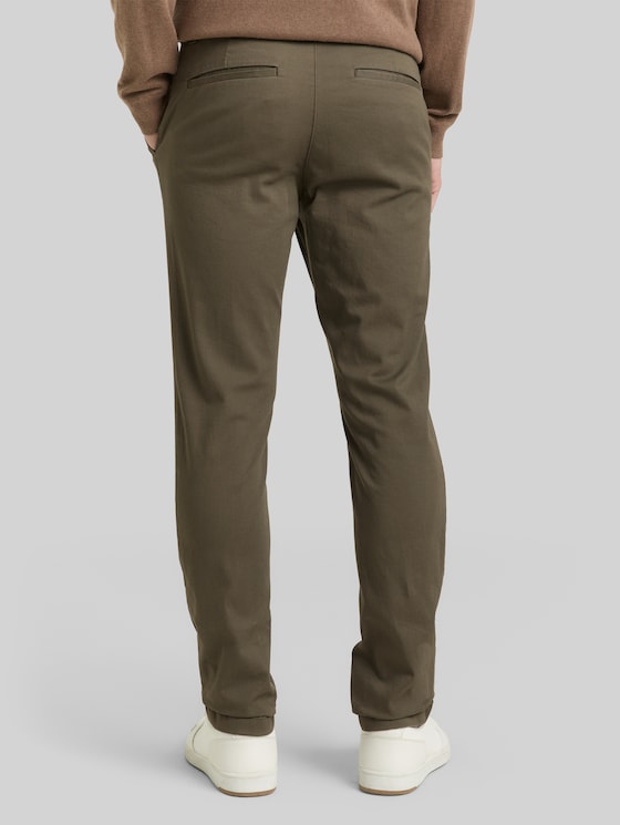 TTTRAVIS SLIM Chino Trousers - deep leaf green