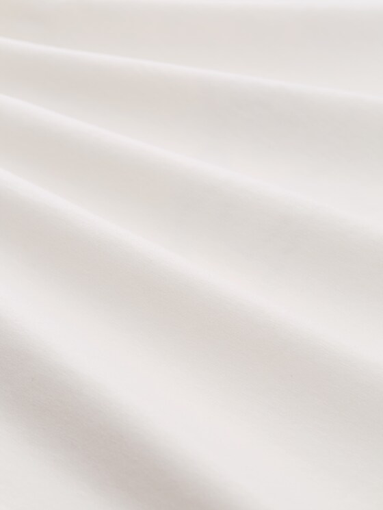 Long-sleeved shirt with a print - Soft Clear White
