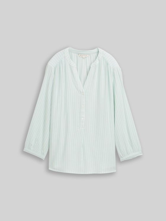 Striped blouse - blue haze white stripe