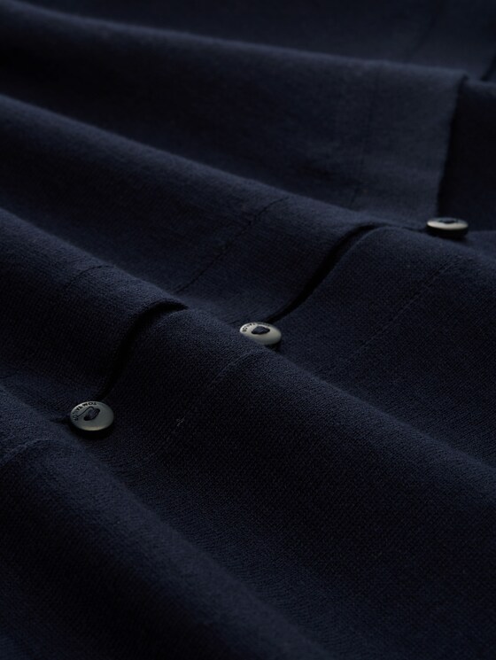 Cotton cardigan - sky captain blue