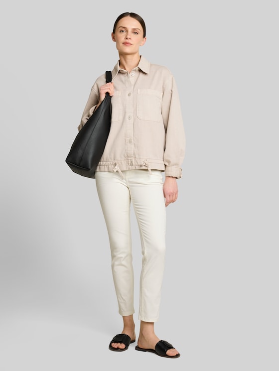 TTLENE SLIM CROPPED jeans - White