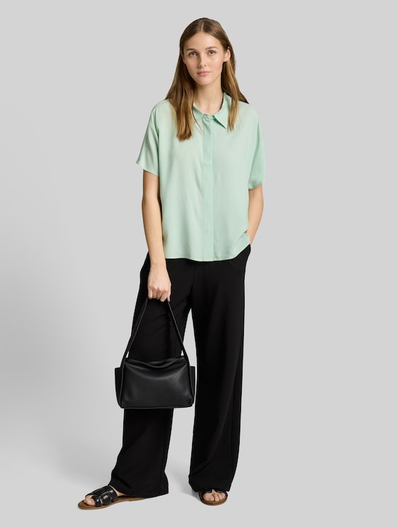 Viscose blouse - light matcha green