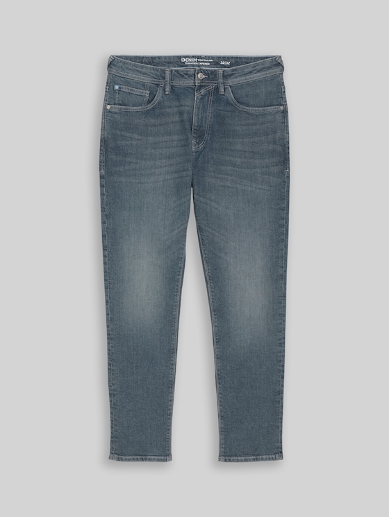 TTBRYDEN TAPERED jeans - mid stone blue grey denim