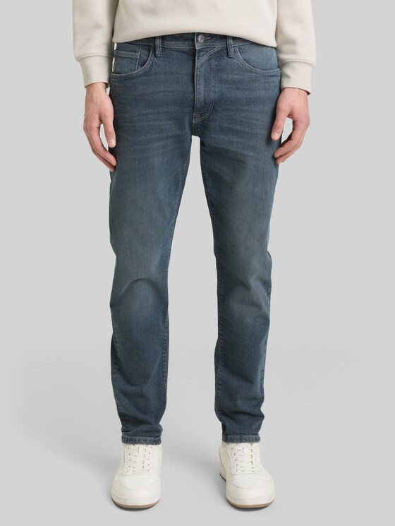 TTBRYDEN TAPERED jeans - mid stone blue grey denim