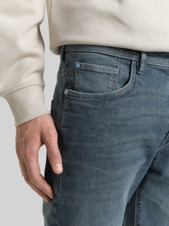 TTBRYDEN TAPERED jeans - mid stone blue grey denim