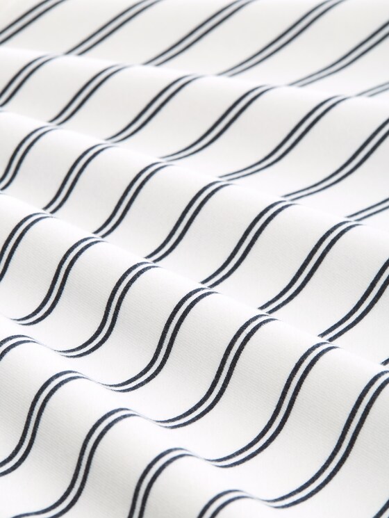 Striped sweatshirt - off white navy stripe