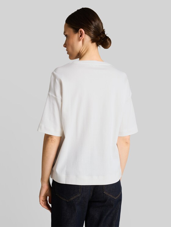 T-shirt with lettering - Whisper White