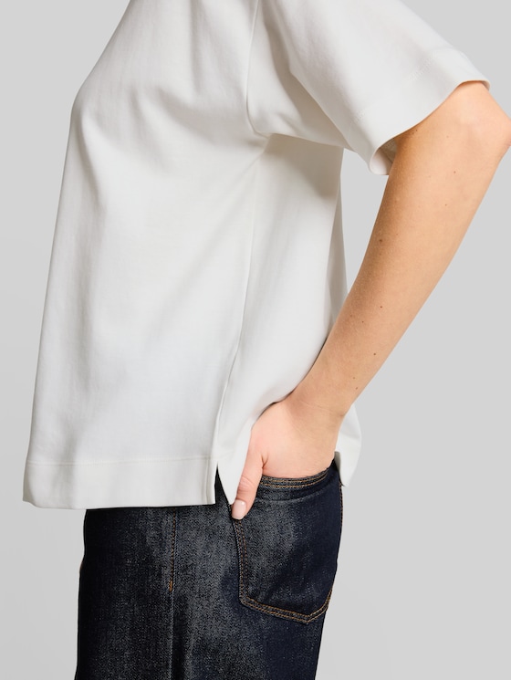 T-shirt with lettering - Whisper White