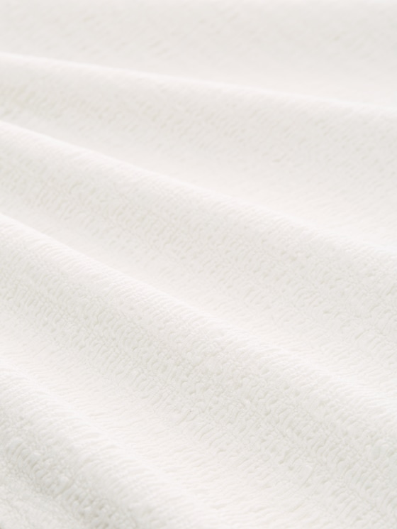 Crinkled T-shirt - Whisper White