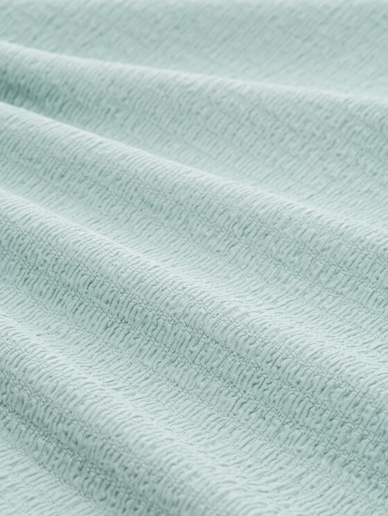 Crinkled T-shirt - blue haze