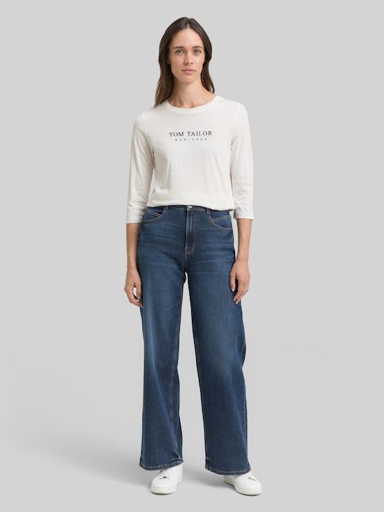Long-sleeved shirt in a pack of 2 - sky captain blue