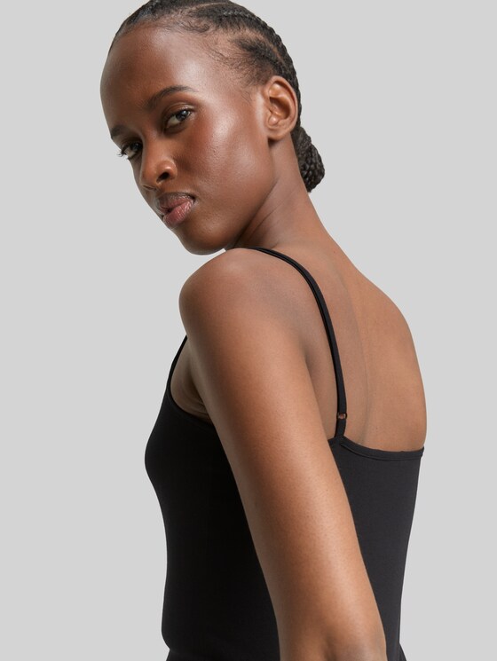 Basic top, pack of 2 - deep black