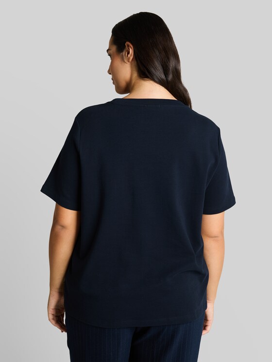 Plus Size - cotton T-shirt - Lunar Eclipse