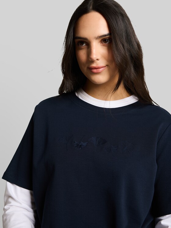 Plus Size - cotton T-shirt - Lunar Eclipse