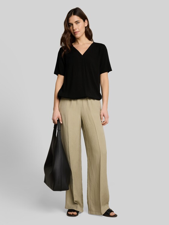 Viscose blouse - deep black