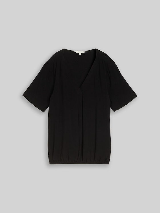 Viscose blouse - deep black