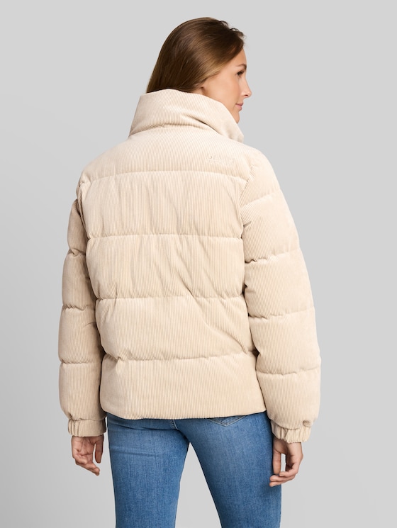 Corduroy jacket made from water-repellent fabric - Cashew Beige