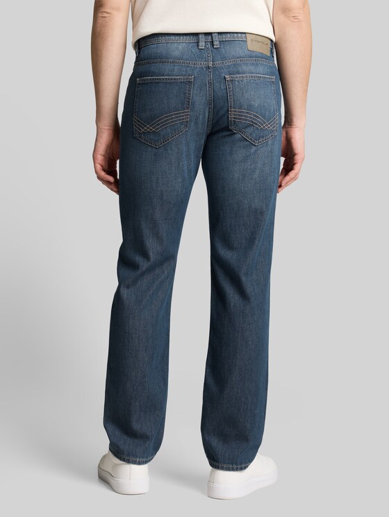 TTMARVIN STRAIGHT Jeans - Used Dark Stone Blue Denim