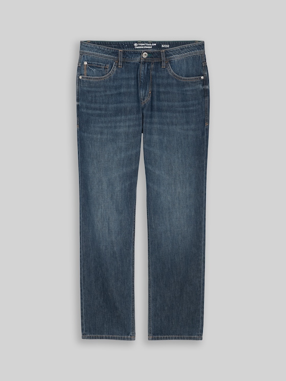 TTMARVIN STRAIGHT Jeans - Used Dark Stone Blue Denim