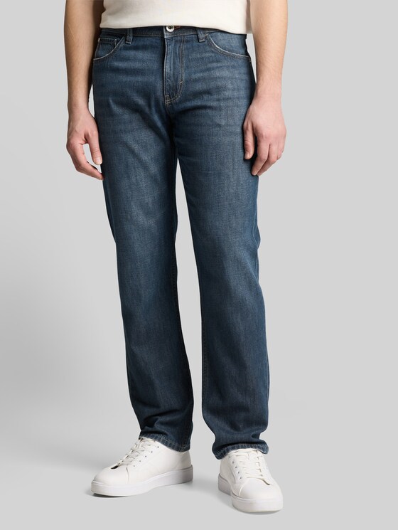 TTMARVIN STRAIGHT Jeans - Used Dark Stone Blue Denim
