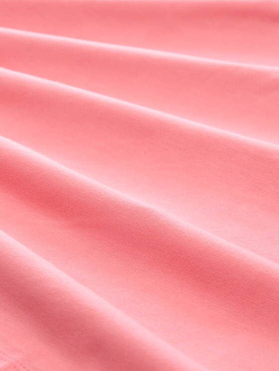 T-shirt with ruffles - soft fuchsia pink