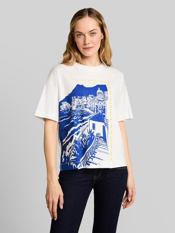 Printed T-shirt - Whisper White