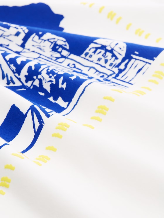 Printed T-shirt - Whisper White