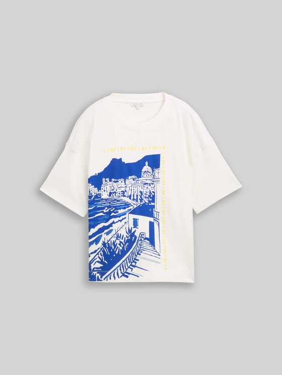 Printed T-shirt - Whisper White