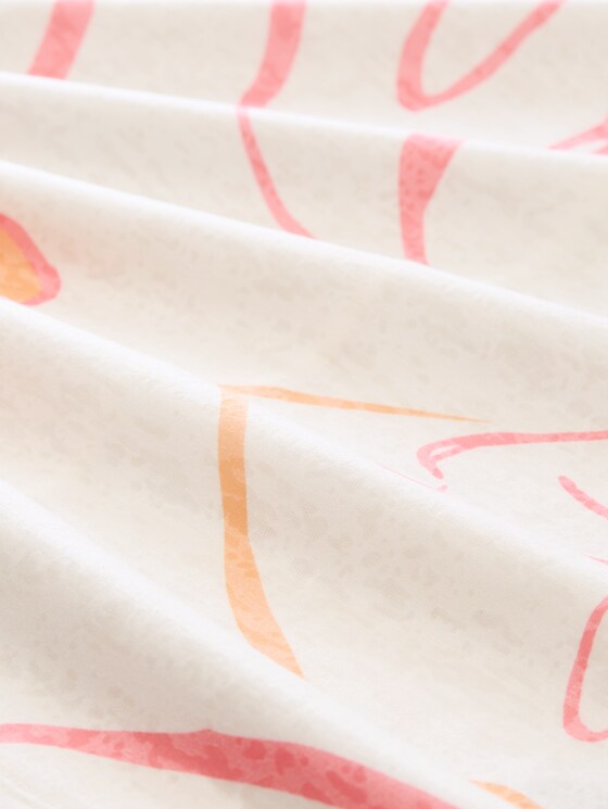 Floral print T-shirt - Whisper White