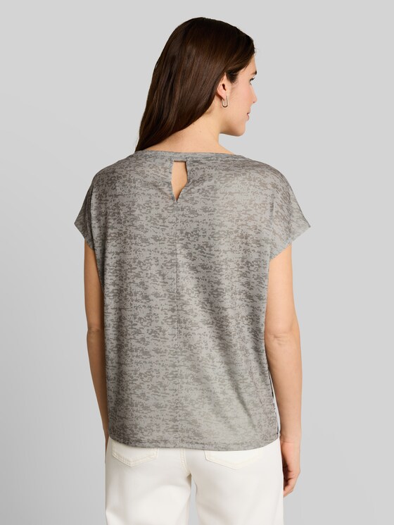 Floral print T-shirt - Silver Olive
