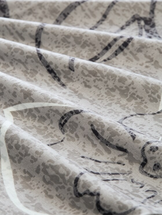 Floral print T-shirt - Silver Olive