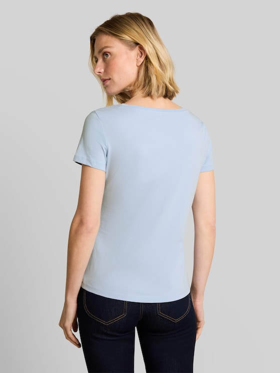 T-shirt with glitter logo - Kentucky Blue