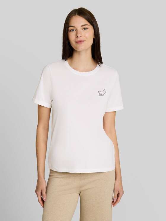 Printed T-shirt - Whisper White