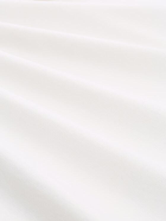 Basic t-shirt with a round neckline - Whisper White
