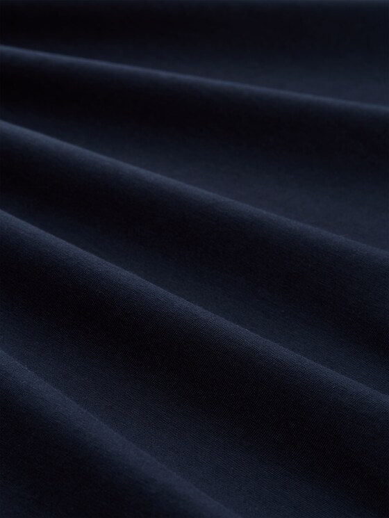 Basic t-shirt with a round neckline - sky captain blue
