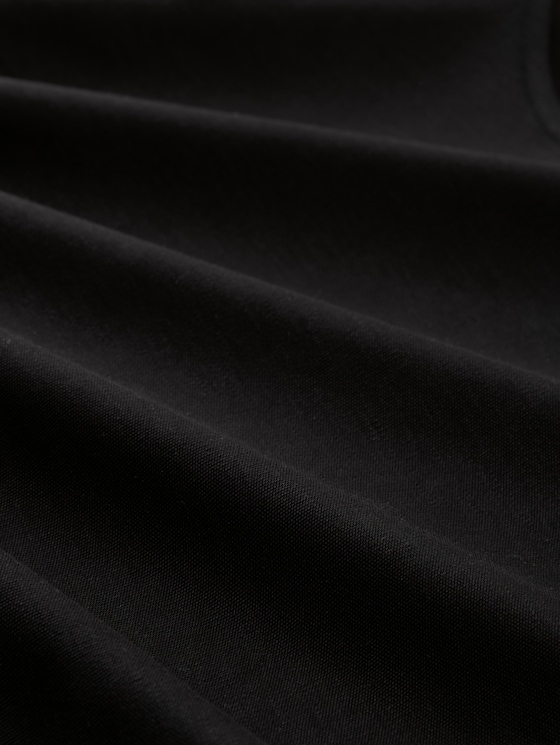 T-shirt with knot detail - deep black