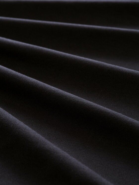 Jersey dress with cut-out detail - deep black