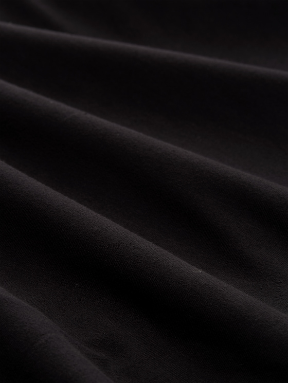 Fitted midi dress with knot detail - deep black