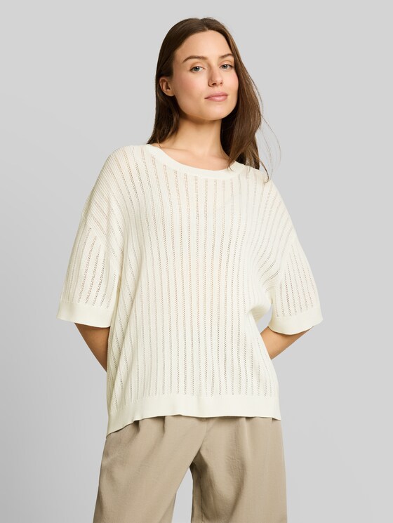 Loose-fit jumper - Whisper White