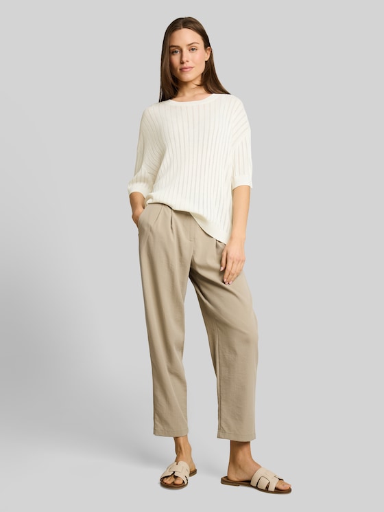 Loose-fit jumper - Whisper White