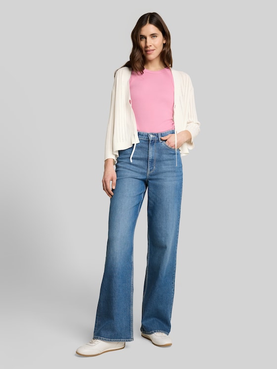 Cardigan with bow detail - Whisper White