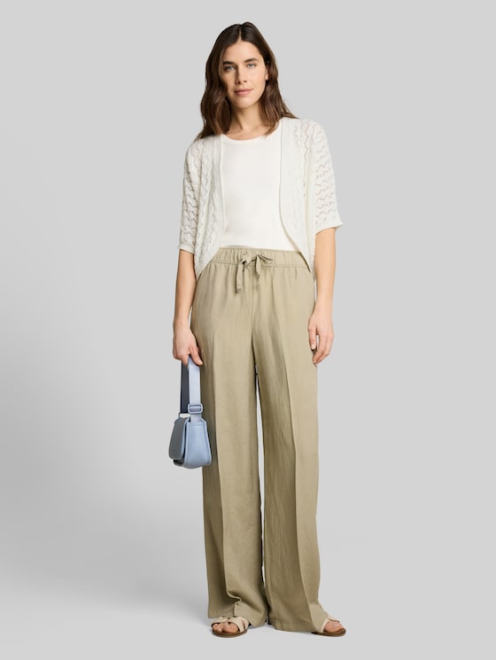 Oversized bolero cardigan - Whisper White