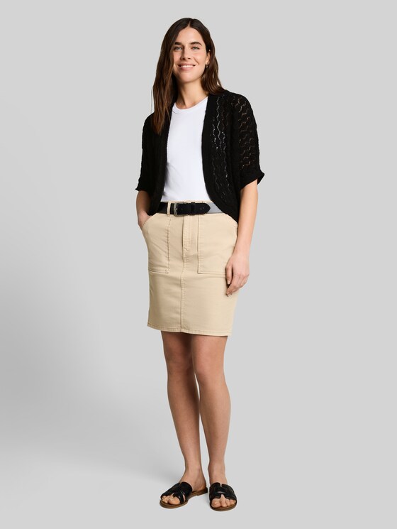 Oversized bolero cardigan - deep black