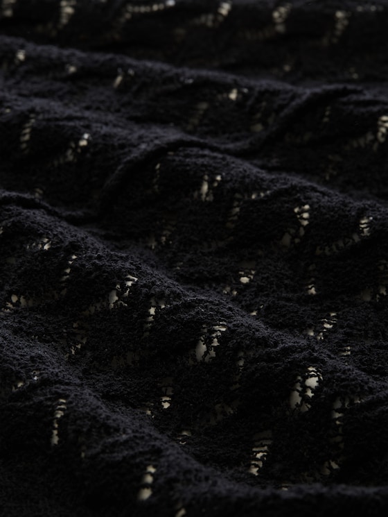 Oversized bolero cardigan - deep black